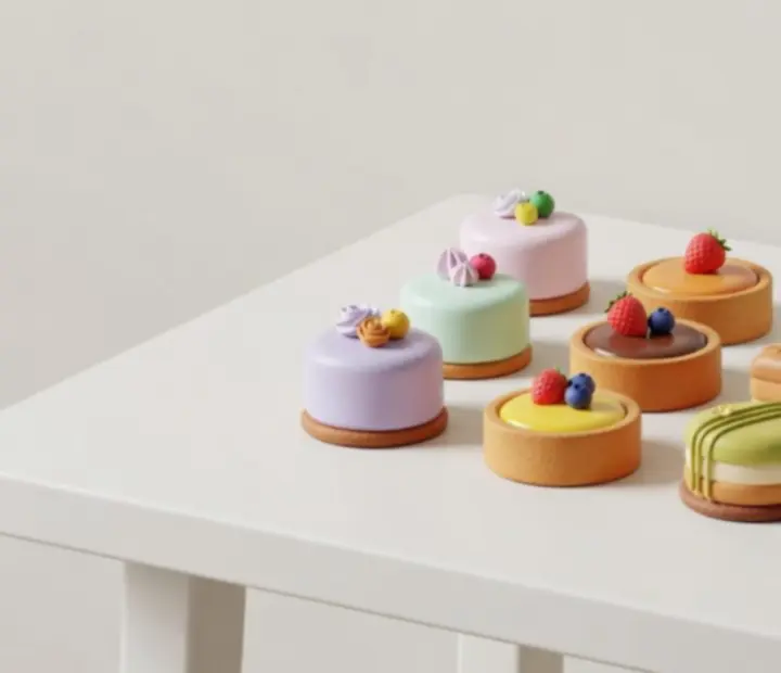Desserts maison dressés avec gourmandise sur une table élégante